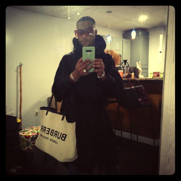 Burberry Men's Full Zip Hooded Windbreaker Coat - Picture 1 of 2